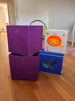 Boîtes de rangement cube lot de 4 pièces pour enfant
