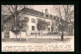 AK Neuchâtel, Hopital Pourtalès, 1901