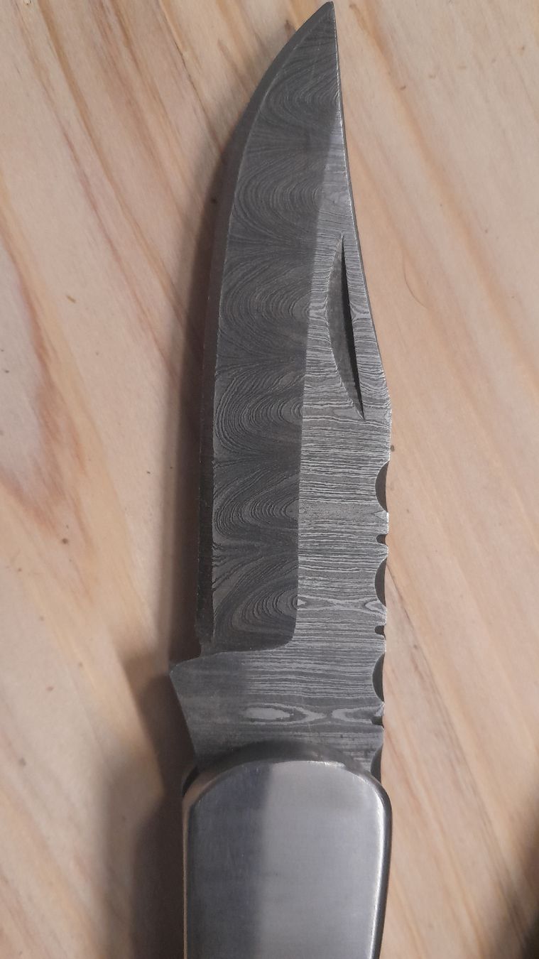 Coltelli tascabile: Couteau pliant lame Damas – Nuovo (secondo la descrizione) da Poliez-Pittet venduto da wilmout3 2