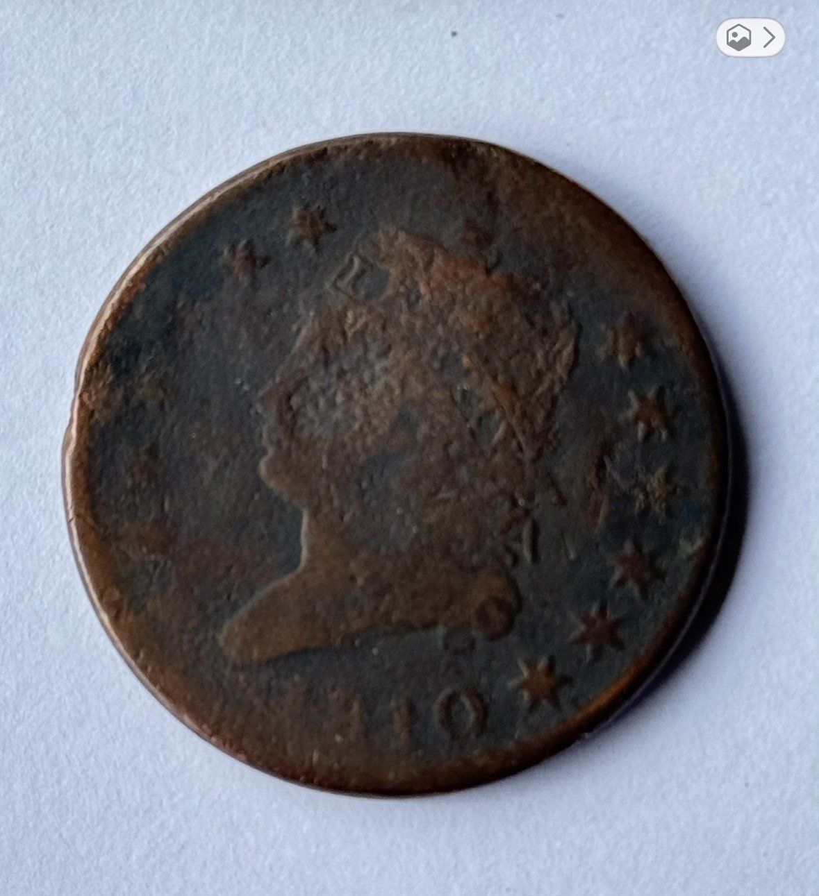 Tutti le monete: US Large Cent 1810 Ein Cent US – Usato da Koppigen venduto da B007Milo