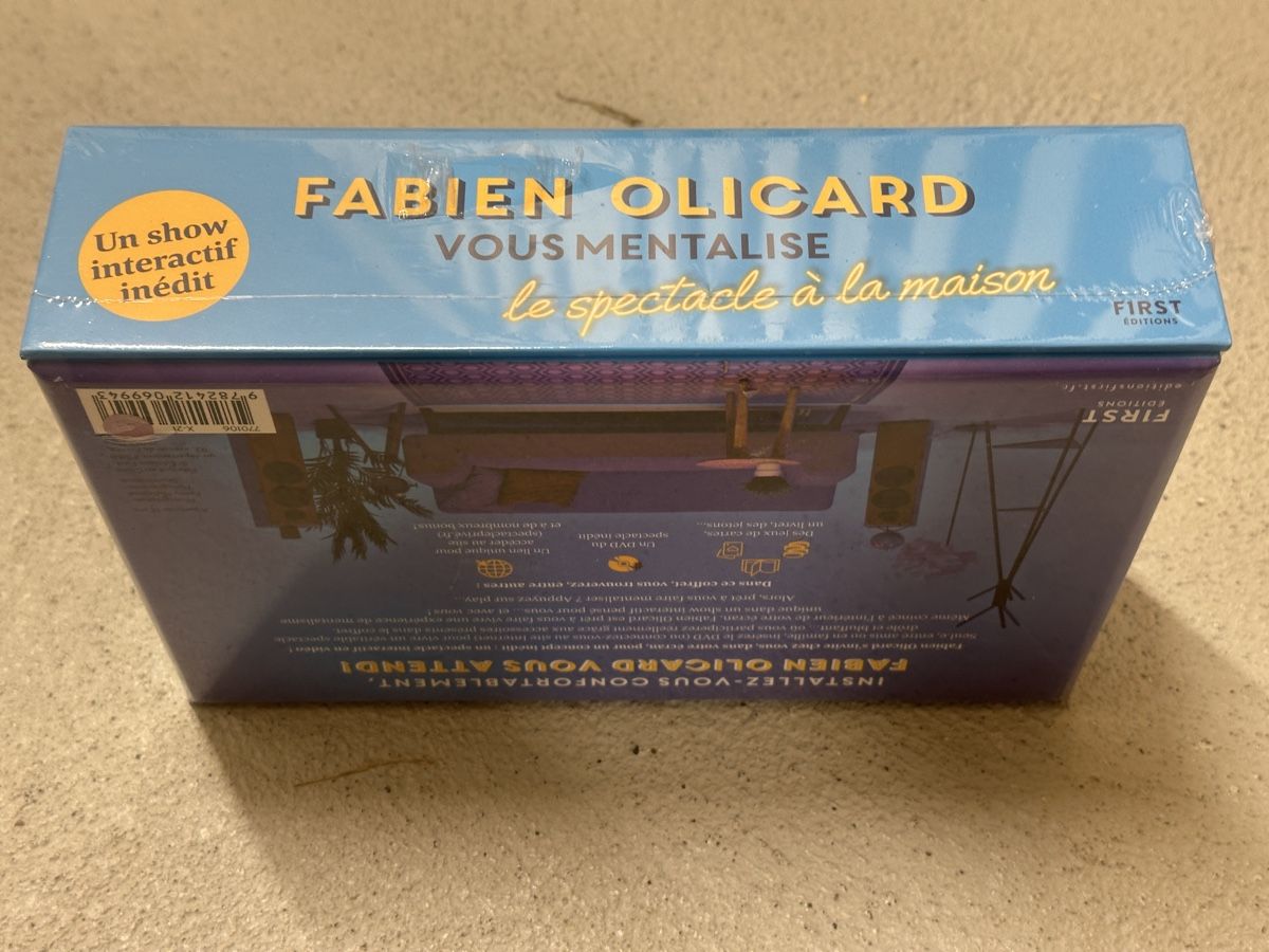 Spiele: Spectacle interactif Fabien Olicard "Vous Mentalise"  – Neu und originalverpackt aus Zürich von Marcouyou 1