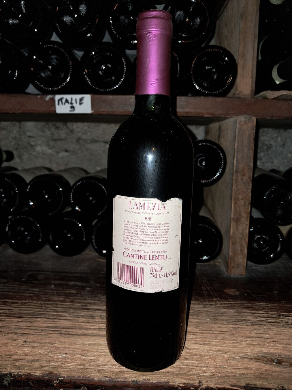 Vino: Lamezia Cantine Lento 1998 – Nuovo e nell'imballaggio originale da Le locle venduto da juliensaran 2