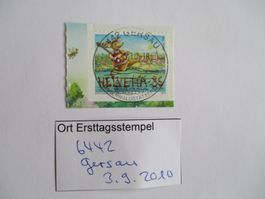 Voll Ort Ersttagsstempel 6440 Brunnen
