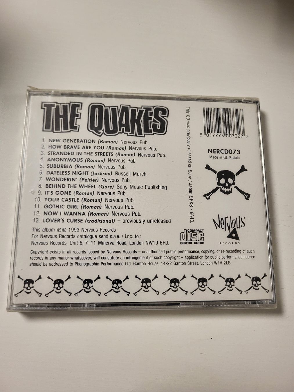 CDs: The Quakes - New Generation  - CD  Neu&OVP – Neu und originalverpackt aus Uster von newwave0 1