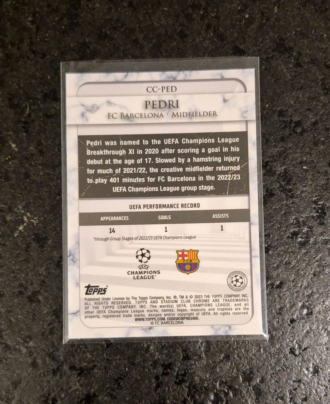 Topps Carte collezionabili: Pedri - Barcelona - Topps – Nuovo (secondo la descrizione) da Burg AG venduto da Danoe 1
