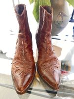 SATORE ankle cowboy boots brown