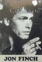 Jon Finch (1942-2012) Schauspieler - Autogramm HITCHCOCK