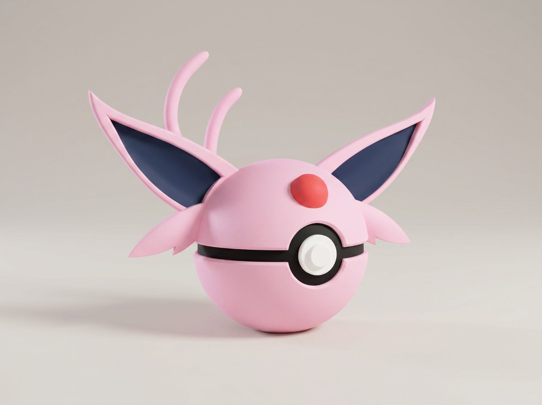 Statuette: Pokeball Espeon - 3D Printed – Nuovo (secondo la descrizione) da Ligornetto venduto da Nero_Forma_3D