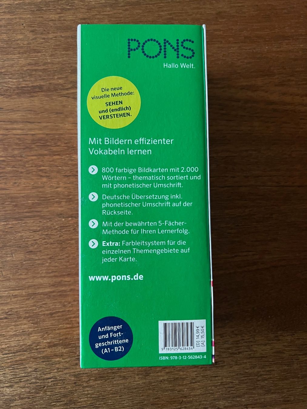 Bücher: PONS Vokabelbox Englisch in Bildern A1-B2 – Gebraucht aus Zürich von luc70 1
