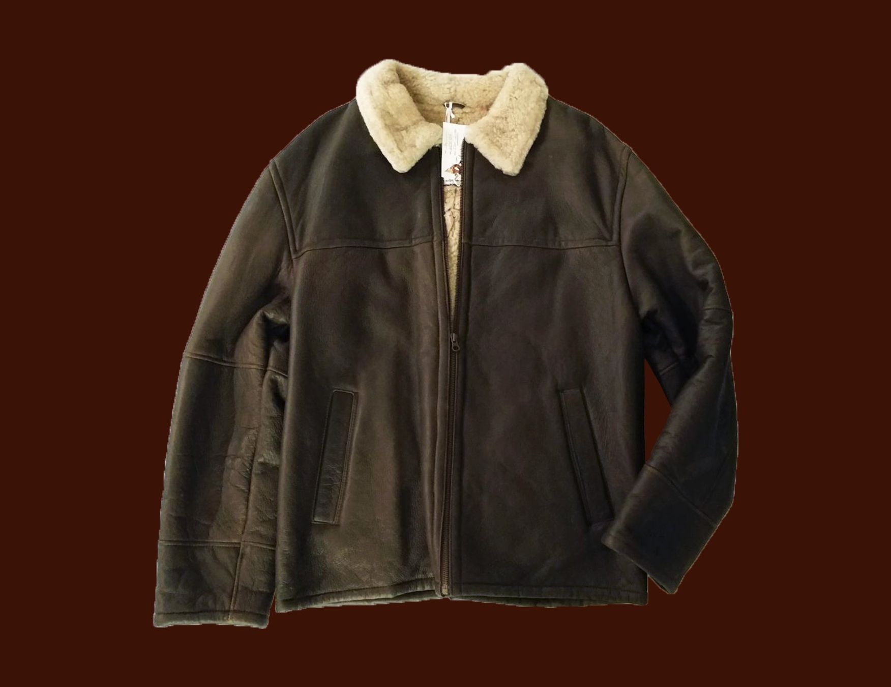 Vestes: Lederjacke mit australischer Schearling-Wolle – Neuf avec emballage d'origine à Gersau par LederjackenCH