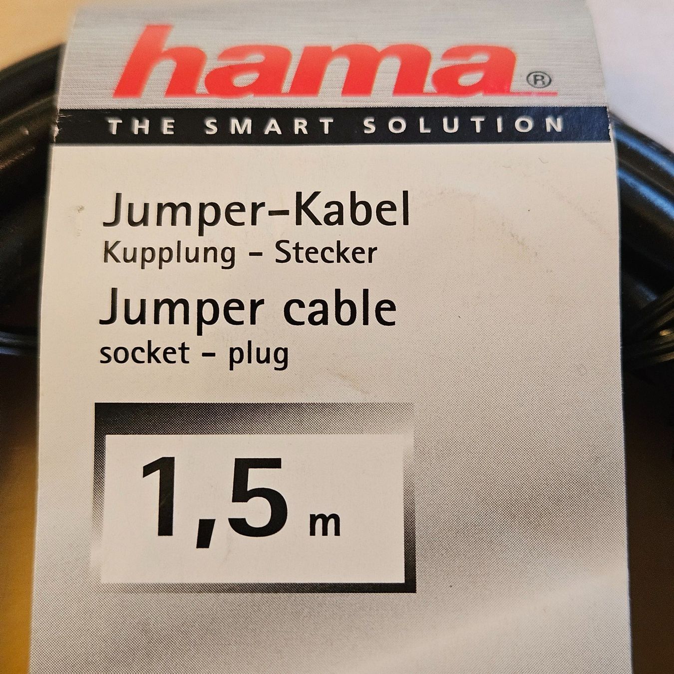 Hama Cavi: Gerätekabel 1.5 m; IEC 60320 – Nuovo e nell'imballaggio originale da Wettingen venduto da Christianv 3