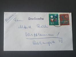 1969, Brief von Deutschland nach Schaffhausen