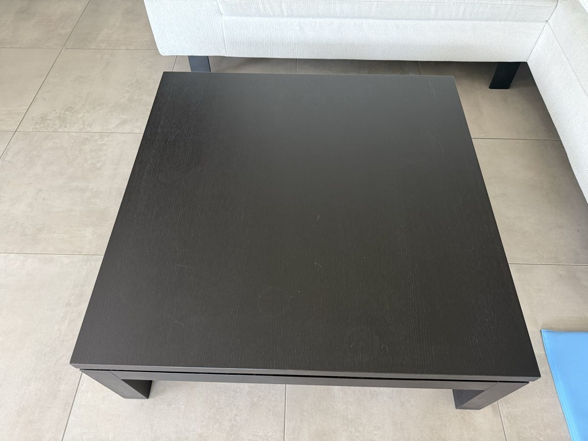 Tavoli: Table basse carrée noire bois (45) – Usato da Vex venduto da PhilCornerCH 2