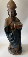 Alte geschnitzte Bischofsfigur Holz ca. 60 cm