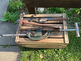 Rohrschneider / Kettenrohrzange / Ridgid Rohrfräser