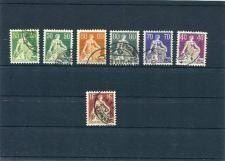 1933-34 Helvetia Serie z-Papier gest.