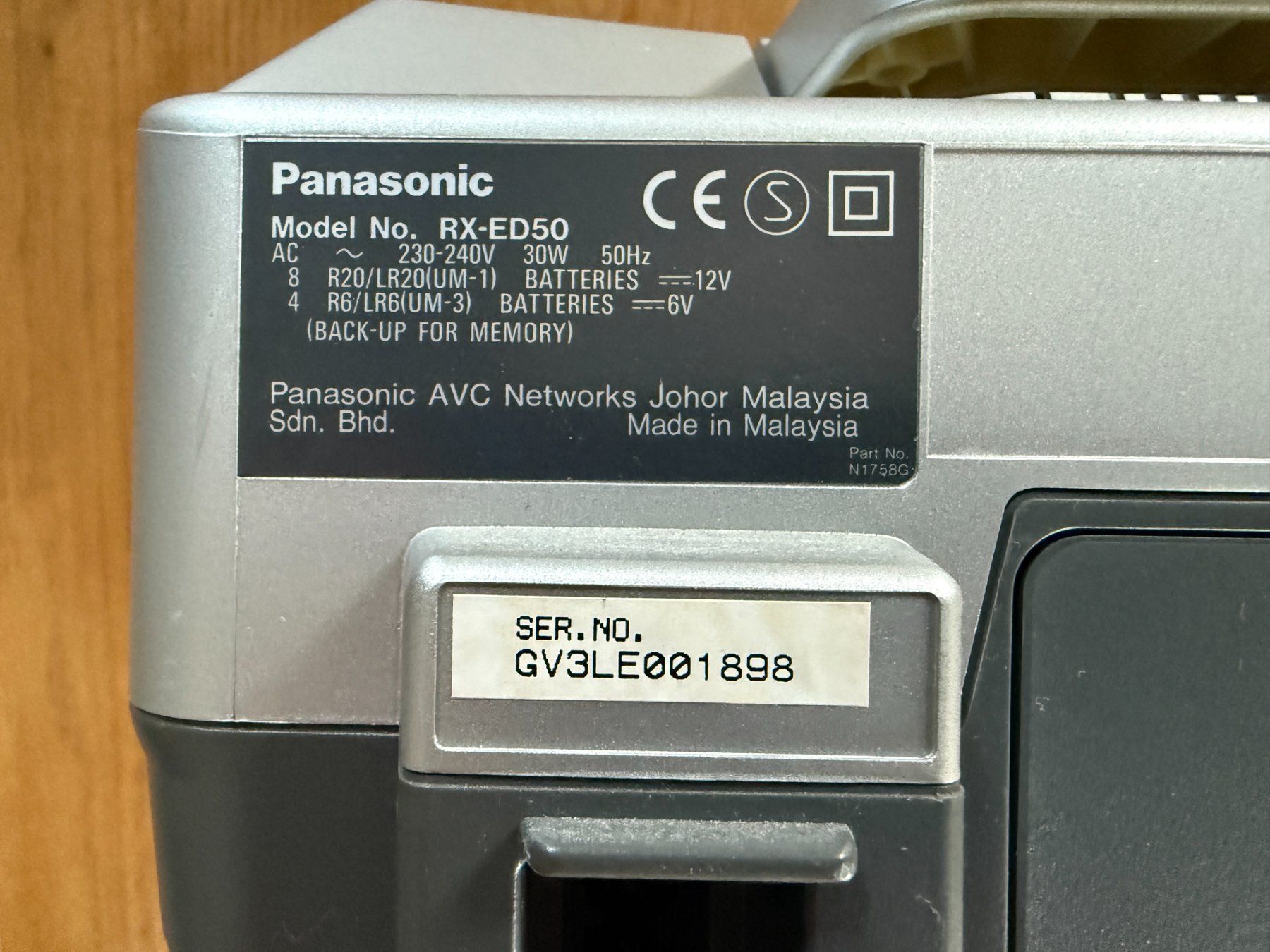 Panasonic Lecteur media portable: Radio-CD Panasonic RX-FS400, argent, avec double cassette – D'occasion à Founex par MaevaMatahi 3