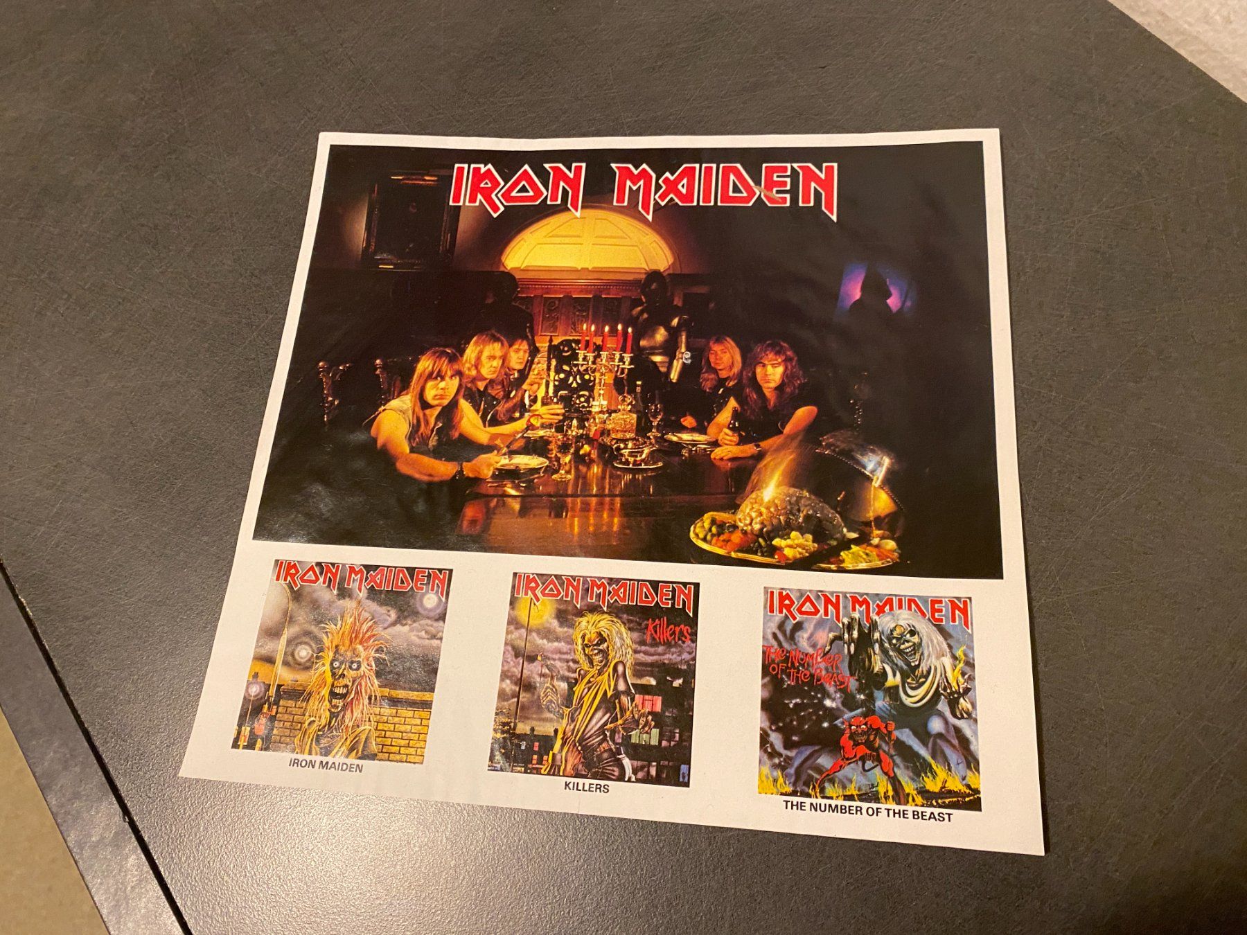 Schallplatten: Iron Maiden - Piece Of Mind Orderform – Neu (gemäss Beschreibung) aus Basel von FatCatPacksTheRatt
