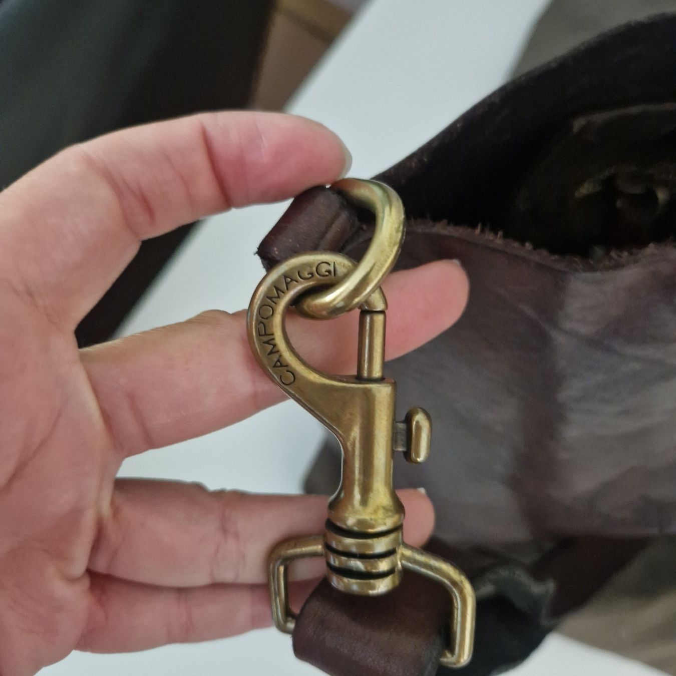 Campomaggi Borse: Campomaggi "Bella"Handtasche Farbe moro – Usato da Eschenbach LU venduto da Kolibrii 4