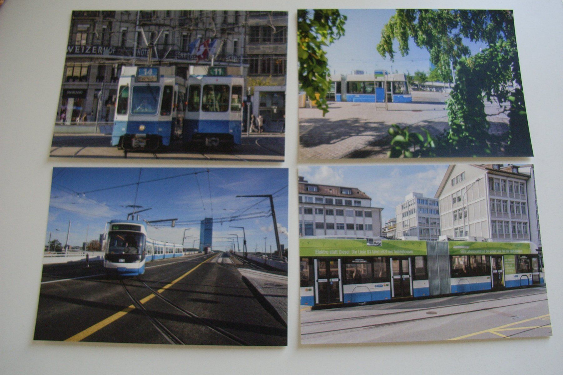 Cartes postales: Zürich Tram 4 Postkarten – Neuf avec emballage d'origine à Zürich par splux