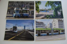 Zürich Tram 4 Postkarten