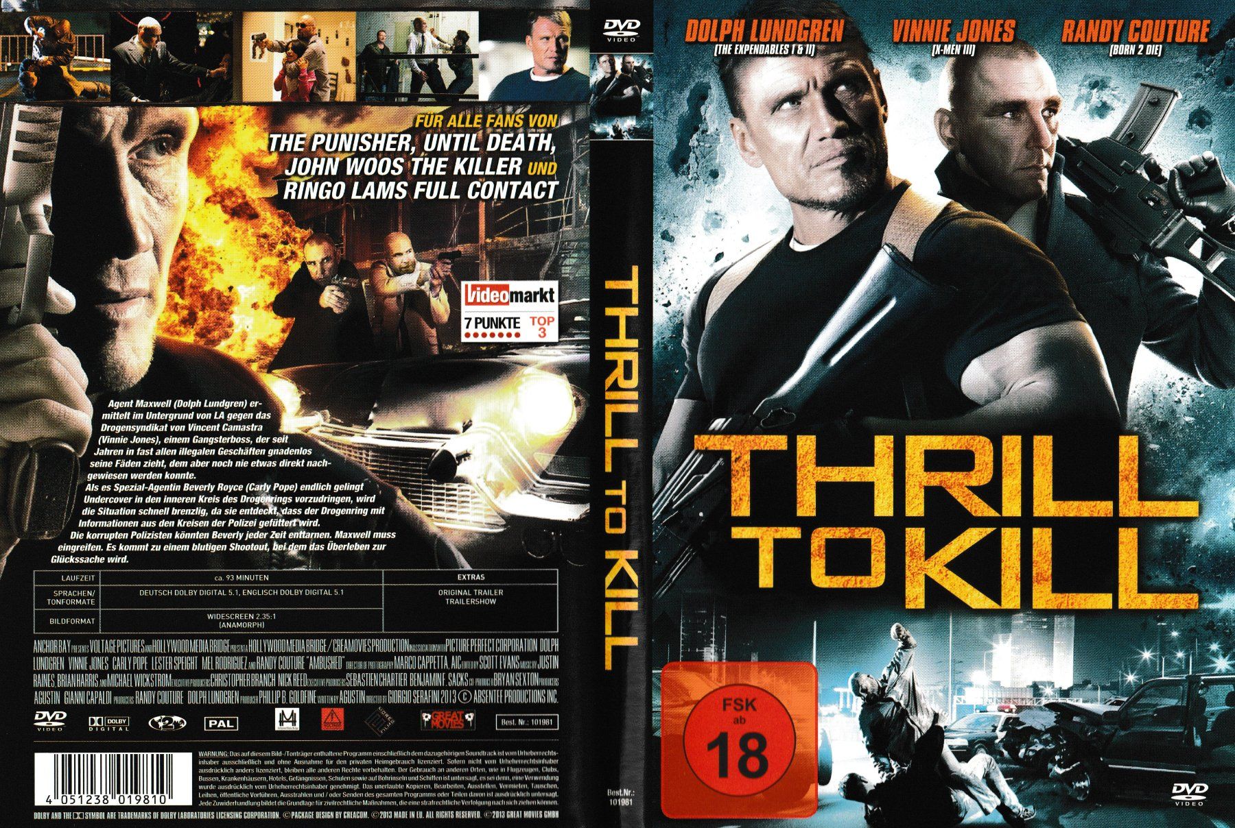 Tutti i DVDs: DVD - Thrill to kill – Usato da Langnau am Albis venduto da MediaRescuerKeLoX
