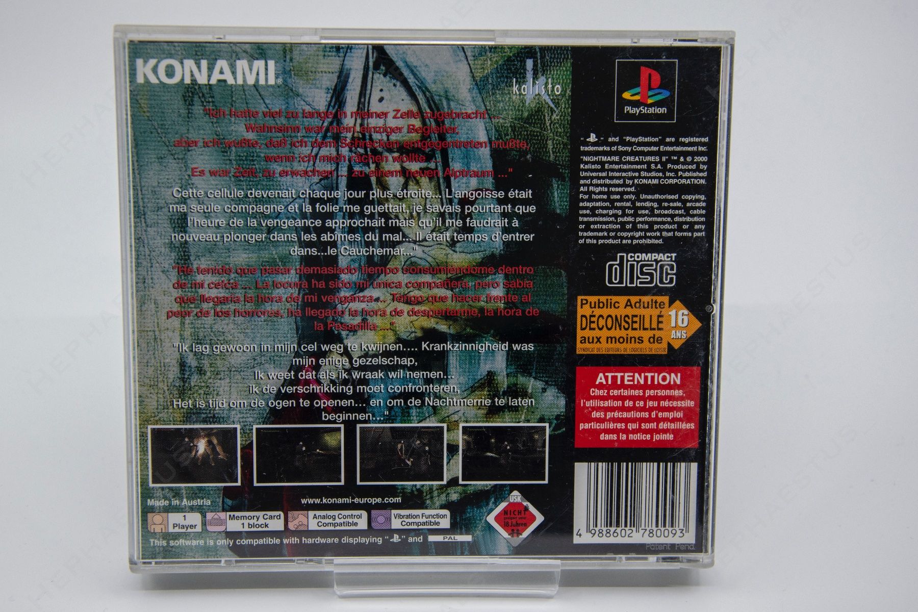 Sony Spiele: Nightmare Creatures II PS1 / PSX – Gebraucht aus Effretikon von Hephaestus_ 1