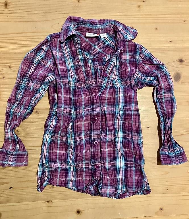 Blouses, T-shirts & Tops: Hemd / Bluse kariert Gr.116 – D'occasion à Brunnadern par Bumlebee