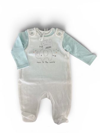 Baby Strampler mit Elefant 🐘 Gr. 62👶 NEU