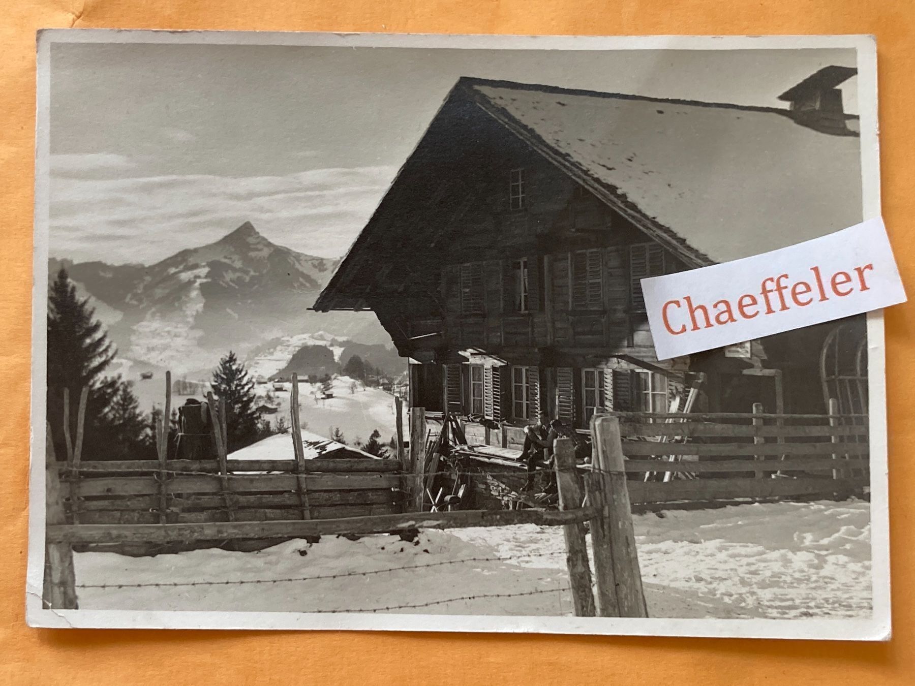Cartes postales: 1932 Skikaus S.C.N. – D'occasion à Zürich par Chaeffeler