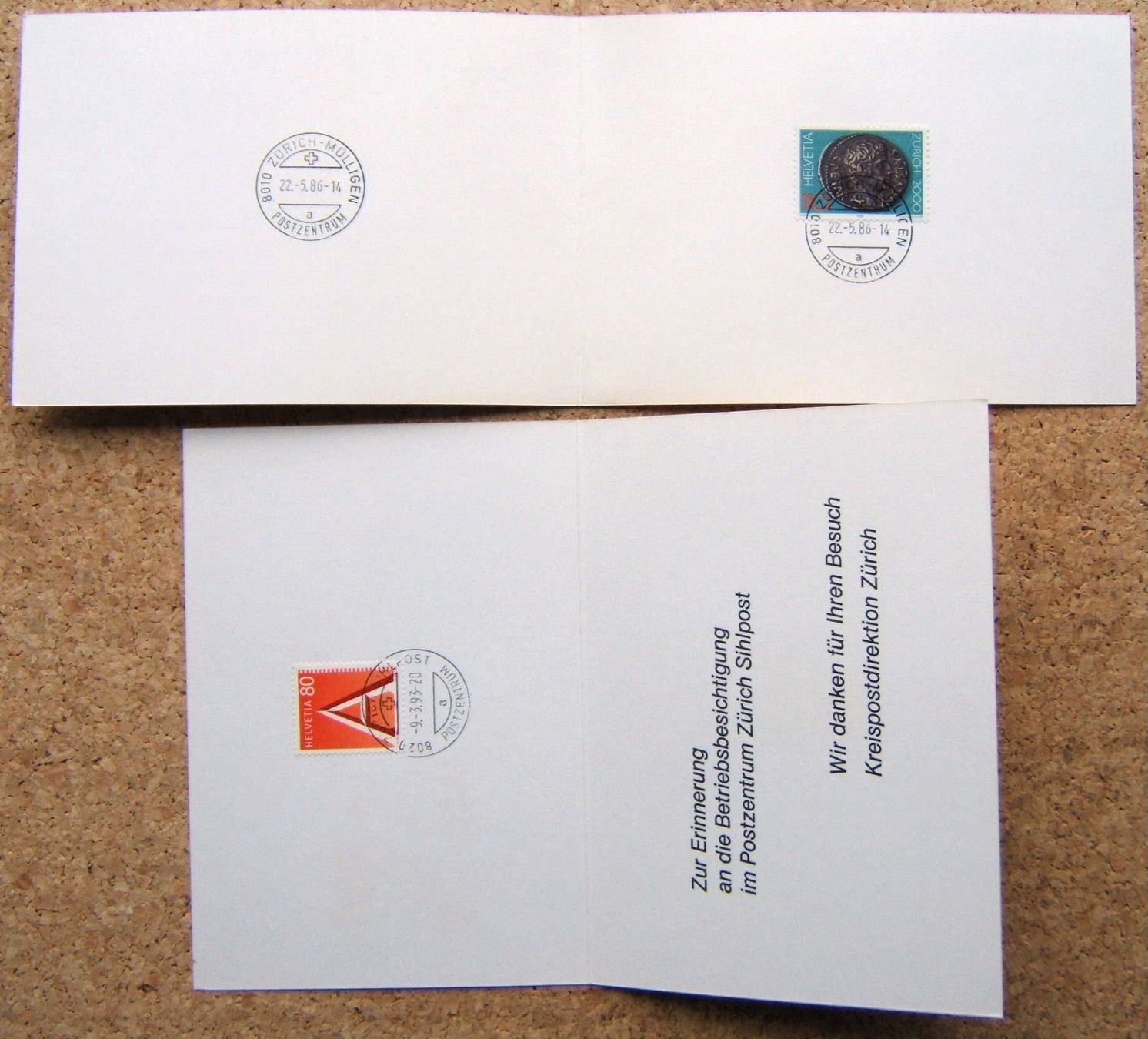 Tous les timbres: LOT PTT FALTBLÄTTER – D'occasion à Brunnen par Nonne04 2