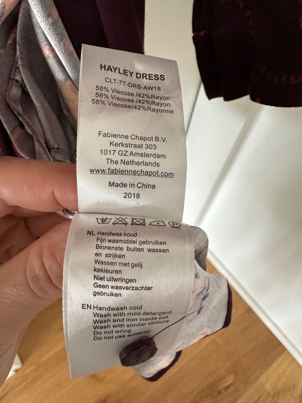 Vestiti: Herbstkleid mit Affenprint, Gr. M, Fabienne Chapot – Usato da Sissach venduto da Vanessa_Atalanta 2