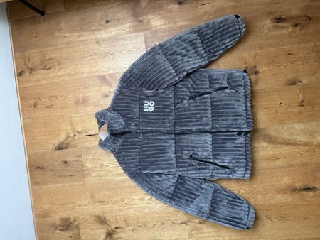 Hugo Boss Winter Jacke, Cord, Grau, Grösse M - Top Deal!