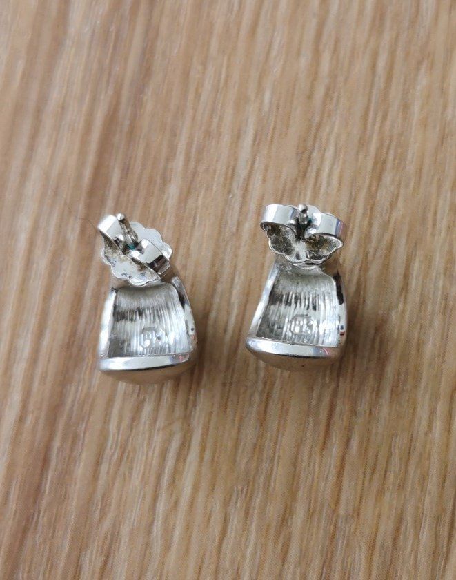 Ohrringe & -stecker: silbrige Ohrringe – Gebraucht aus Kastanienbaum von therebellsmurfette 2