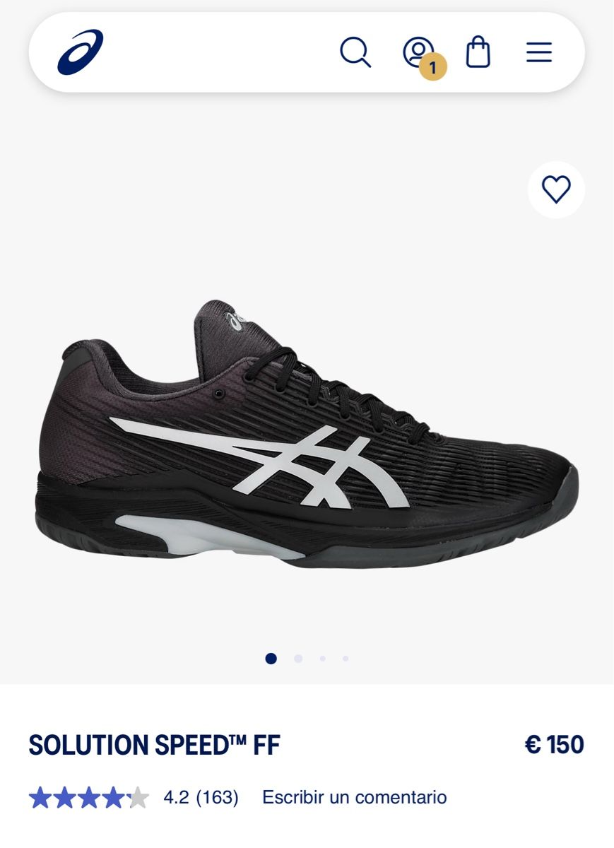 Asics Herrenschuhe: Tennisschuhe Asics Solution Speed FF grau Grösse 40.5 – Gebraucht aus Wetzikon ZH von man_7mn7 8