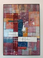Modernes Acrylbild "The Lost Homes" 70x50cm vom Künstler