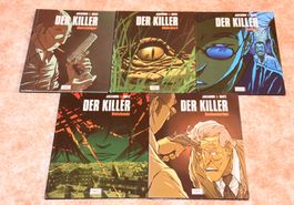 5 x DER KILLER … Nr. 1 – 5 … Ehapa … 1. Auflage 2004-2005 …