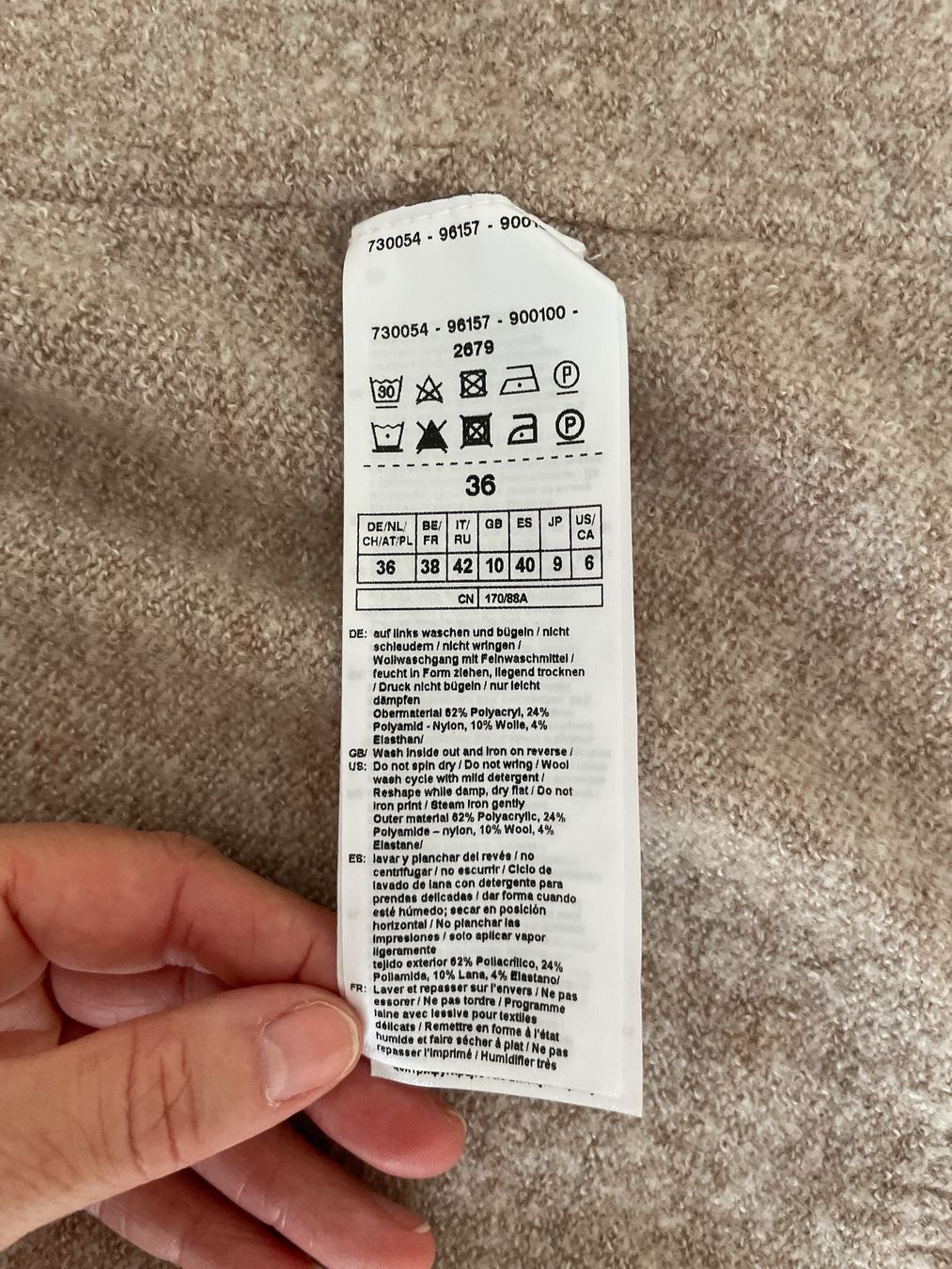 Jacken: Warme Strickjackel, Beige, Gr. 36, Talk About – Gebraucht aus Birsfelden von Nic21 9