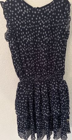 Pomp de Lux Sommerkleid Gr. 134/140, dunkelblau, Brombeeren