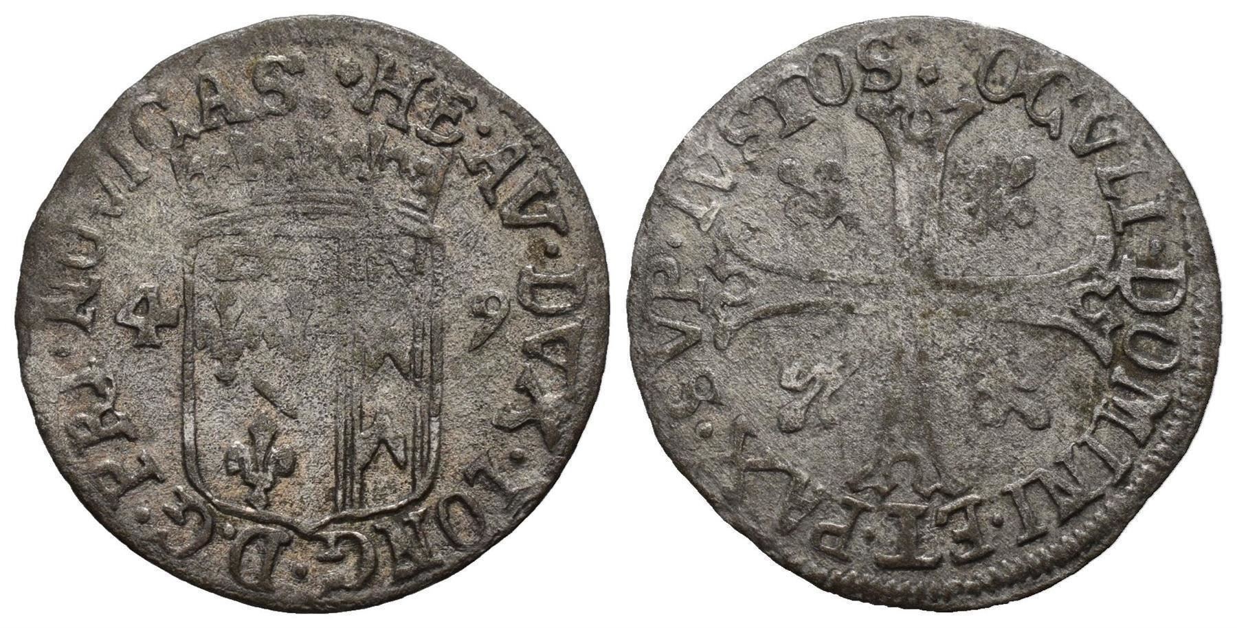 Tutti le monete: Neuenburg Halbbatzen 1649   /2494 – Usato da Trimbach venduto da Solothurn1