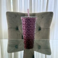Rosa Iridescent Geometric Prism Cold Cup