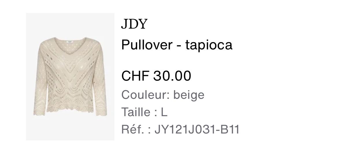 Pullover & Sweatshirts: Pull à maille JDY – Neu (gemäss Beschreibung) aus Sonceboz-Sombeval von Anna_Maria09 7