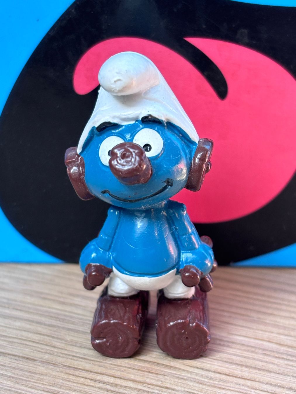 Schleich Statuette: Holz-Schlumpf – Usato da Lyss venduto da Duckszone