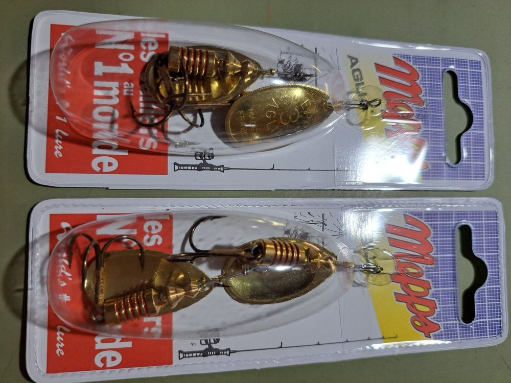 4 Mepps Aglia n° 3 OR/Gold (Neu und originalverpackt) in Fribourg für ...