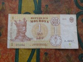 MOLDAVIE  1  Leu  Billet