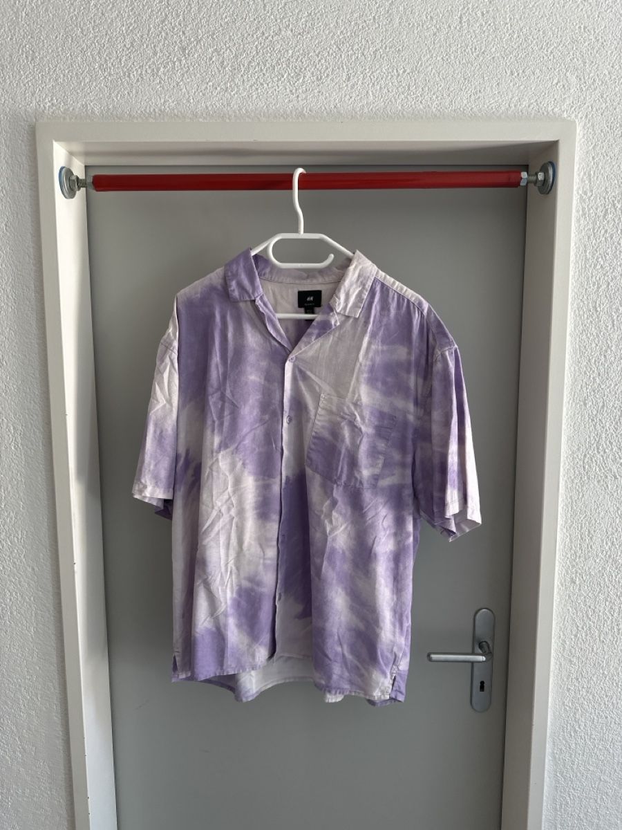 H&M Camicie: Kurzes violettes Hemd H&M - XL – Usato da Grüningen venduto da DomegaStore