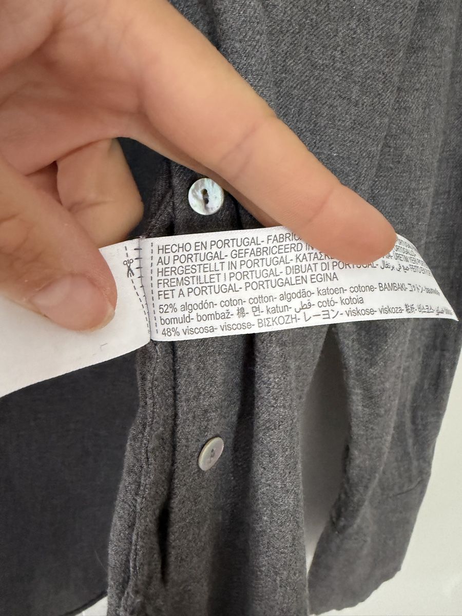 Massimo Dutti Camicette: Massimo Dutti Blouse Grey – Usato da Uster venduto da Monika_OB 6