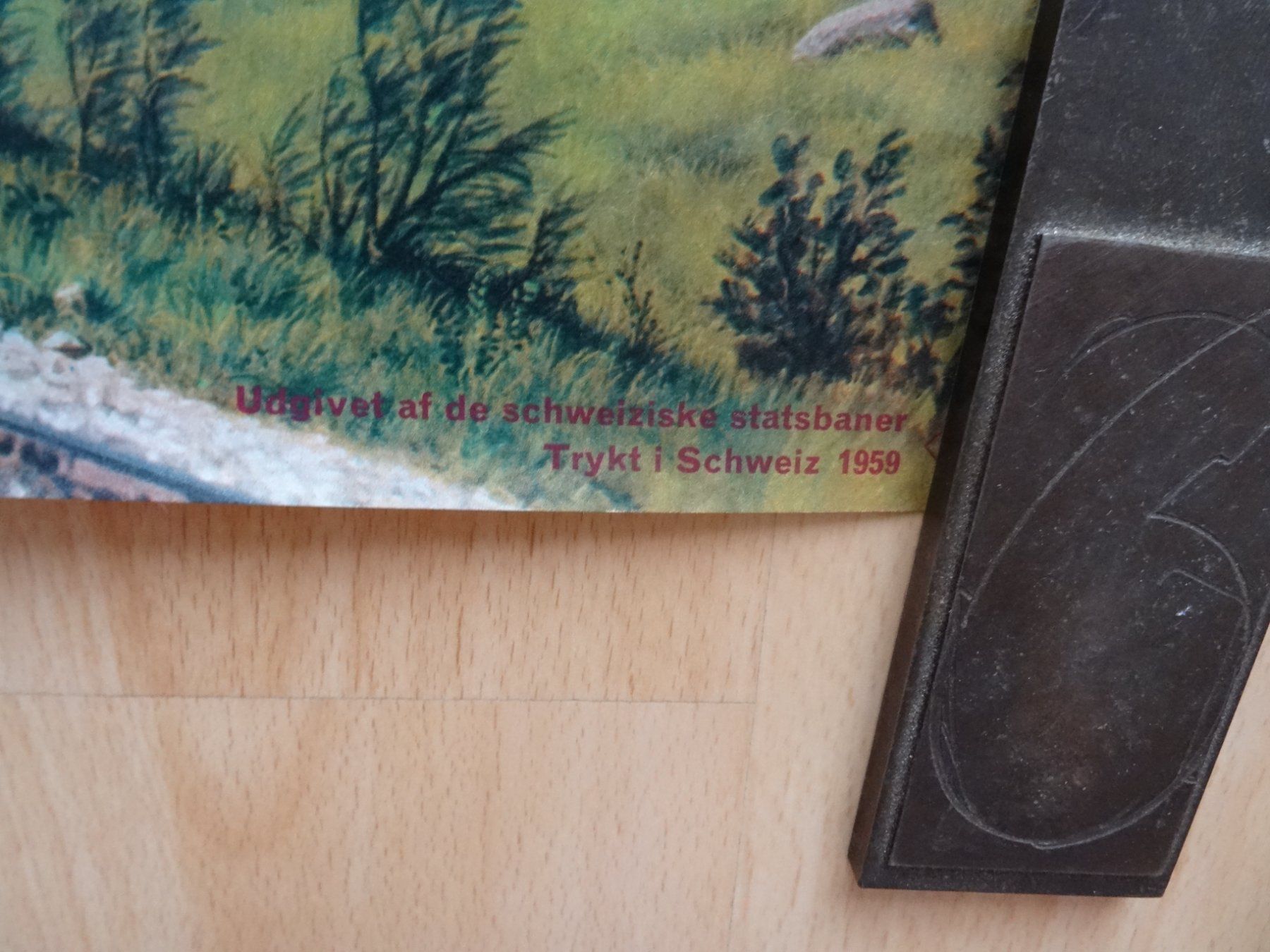 Foto & Immagini: älteres Plakat Schweiz Gotthardlinien – Difettoso da Lupfig venduto da Jolly63 1