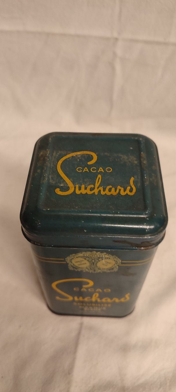 Suchard Barattoli: Wunderschöne alte Blechdose von SUCHARD CACAO 16 cm – Usato da Gelterkinden venduto da MYSTOREFORYOU4460 1