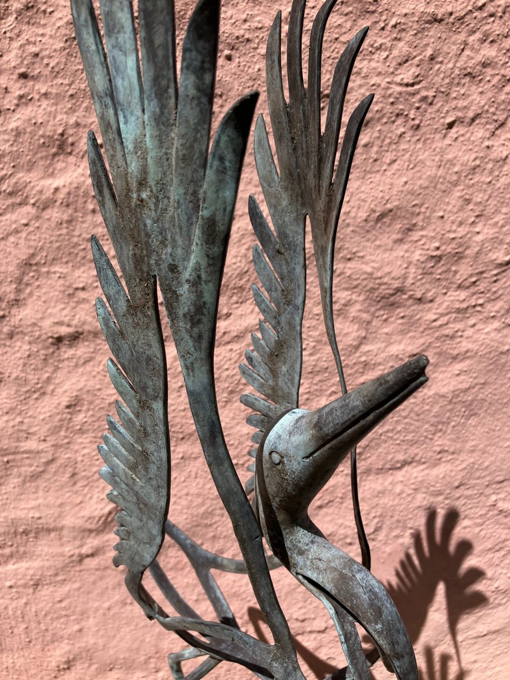 Sculture & Statue: Eisenplastik, Reiher – Usato da Männedorf venduto da Amleto3 7